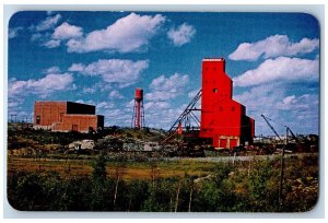 Flin Flon Manitoba Canada Postcard Smelting Company Hudson Mining Bay c1950's