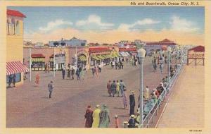 New Jersey Ocean City 8th &amp  Boardwalk Curteich