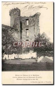 Chevreuse - Ruins of Chateau de la Madeleine - Old Postcard