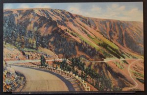 Yellowstone National Park, MT - Switchbacks to Beartooth Plateau - 1940