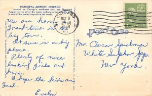 Chicago municipal Airport Chicago, Illinois, USA Airport 1949 