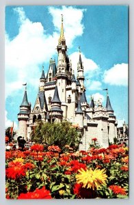 Walt Disney World  Cinderella Castle  Florida Postcard