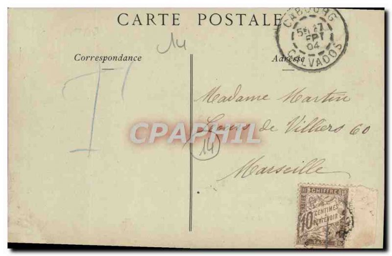 Old Postcard Cabourg Cottages