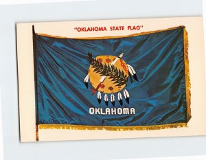 Postcard Oklahoma State Flag, Oklahoma