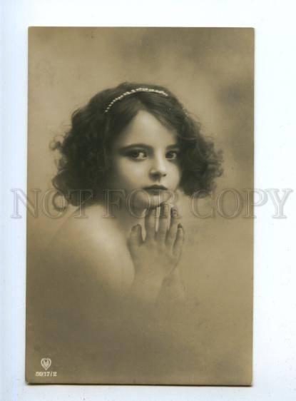 177630 Hairstyle FASHION Nude Girl PRAY Vintage PHOTO PC