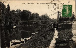 CPA CRÉTEIL - La Marne et la Passerelle (659644)