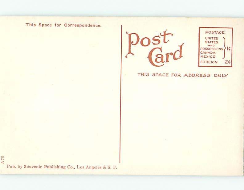 Unused Divided-Back PARK SCENE Los Angeles California CA hk8832