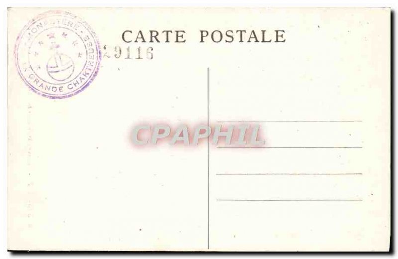 Old Postcard Dauphine Convent of Gde Chartreuse Le Cloitre