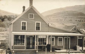 So. Wallingford VT Post Office Real Photo Postcard