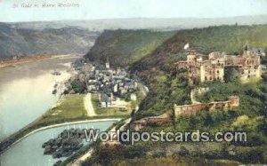 ST Goar Ruine Rheinfels Germany Unused 