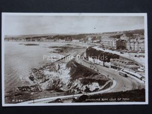 Isle of Man: Douglas Bay c1936 Old RP Postcard