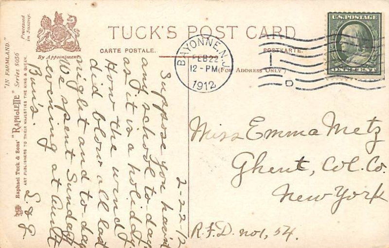 Village Pond Horse 1912 