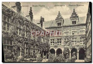 Old Postcard Antwerp Museum Plantin
