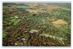 Aerial View Of Beautiful Rancho Santa Fe, California CA Divided Back Postcard 