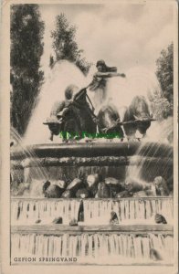 Denmark Postcard - The Gefion Fountain, Copenhagen RS25125