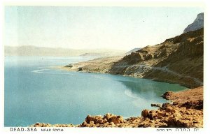 Dead Sea near SDOM Israel Postcard