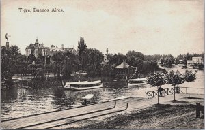 Argentina Buenos Aires Tigre Vintage Postcard C141