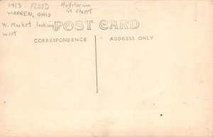 J70/ Warren Ohio RPPC Postcard c1913 Flood Disaster Crystal Laundry 263