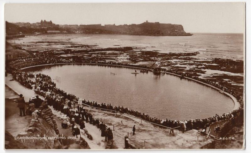 Yorkshire; Scarborough, Bathing Pool 2 RP PPC, Unposted, By Photochrom 