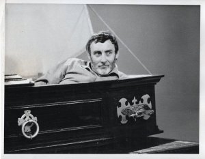 Spike Milligan In Dracula Coffin Waking From Dead 1965 TV Times Press Photo