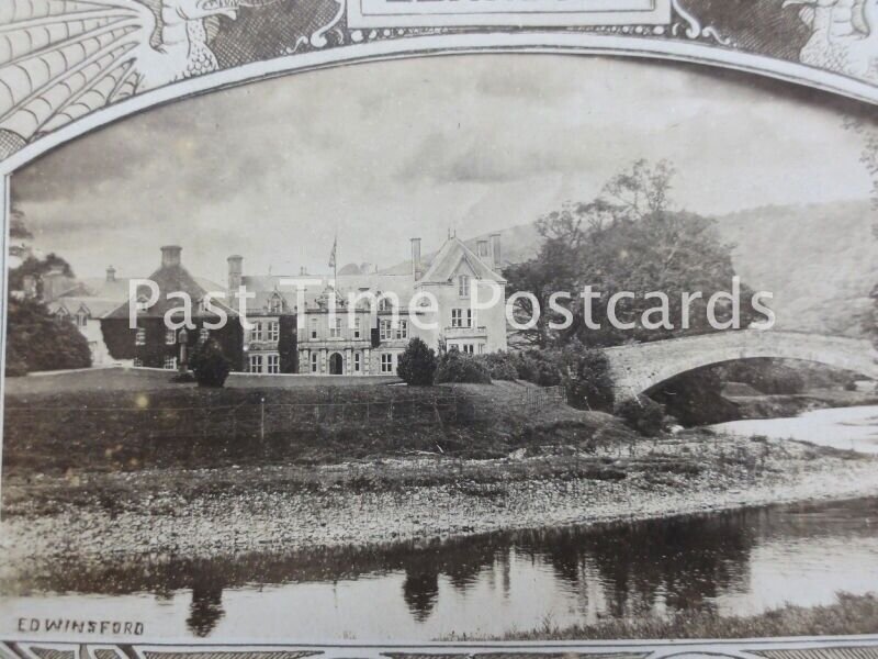 c1911 RPPC, Llandilo,(Llandeilo) Edwinsford - A merry Christmas & Happy New Year