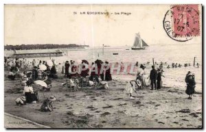 Old Postcard La Rochelle Beach