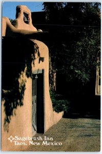 Postcard - Sagebrush Inn - Taos, New Mexico