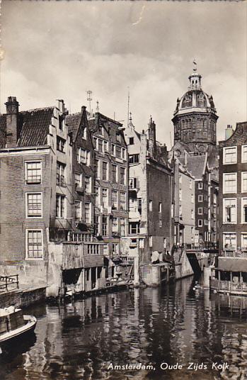 Netherlands Amsterdam Oude Zijds Kolk Real Photo