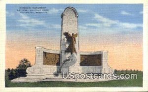Missouri Monument, National Military Park - Vicksburg, Mississippi MS Postcard