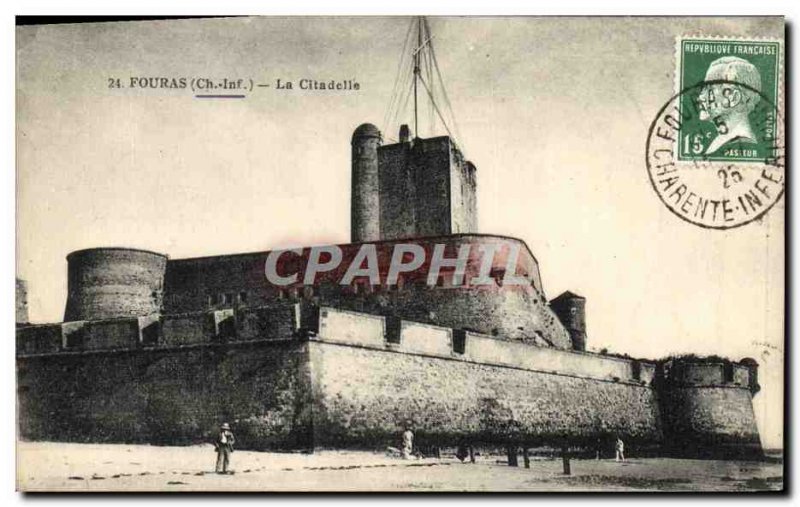 Old Postcard Fouras The Citadel