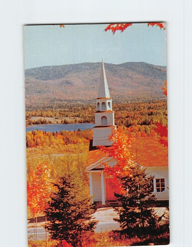 Postcard The Independent Baptist Church, Indian Lake, New York
