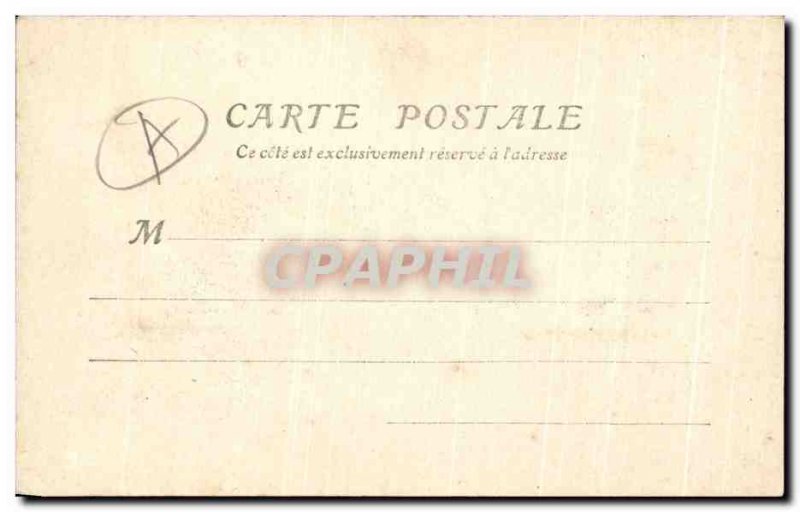 Old Postcard Chateau D & # 39Apremont