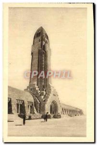 Old Postcard Douaumont Ossuary and lighthouse Army