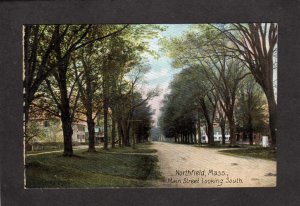 MA Main St Street Looking South Northfield Mass Massachusetts Postcard Homes