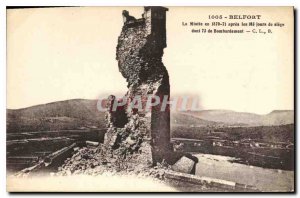 Old Postcard The Belfort Mitte 1870 71 after the 103 days of seat 73 Bombardment