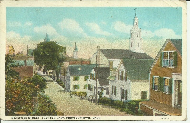 Provincetown, Mass., Bradford Street, Looking East