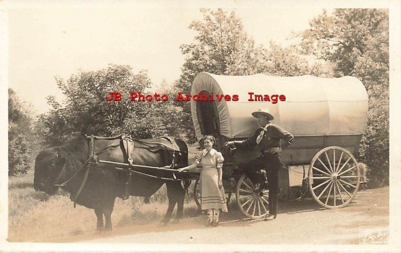 WA, Colville, Washington, RPPC, Grandview Ranch, Leeland Wilson & Catalo Jumbo 