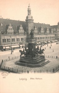 Vintage Postcard Altes Rathaus Monument History Museum Leipzig Germany