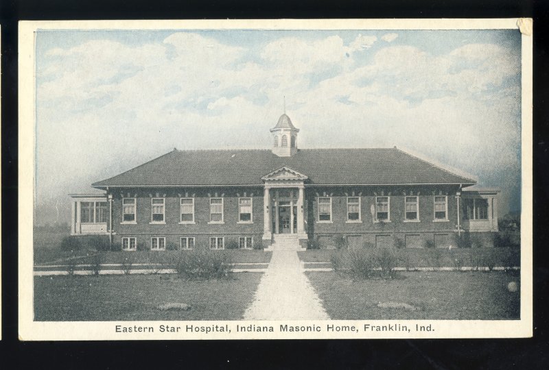 Franklin, Indiana/IN Postcard, Eastern Star Hospital, Indiana Masonic Home