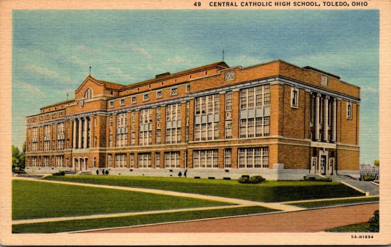 Ohio Toledo Central Catholic High School Curteich