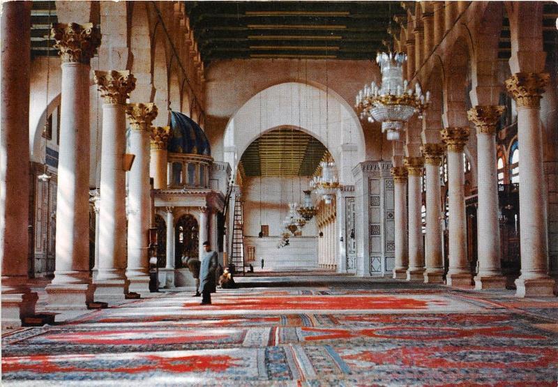B52720 Syria Damascus Interior Mosque of Omayad