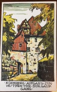 Colored original lithographs by Kara Schmidt-Wolfratshausen 1929 Nurnberg Lot