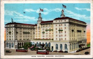 Hotel Oakland, Oakland California Vintage Postcard C075