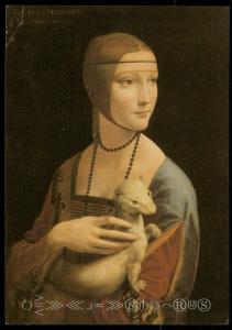 Portrait of a Lady with an Ermine,1485 - Leonardo da Vinci