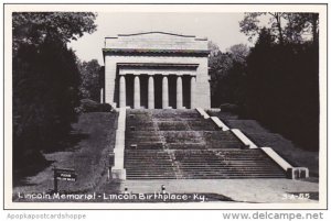 Kentucky Lincoln Memorial Lincoln Birthplace Real Photo