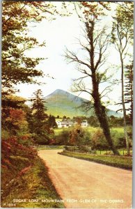 Sugar Loaf Mountain from Glen of the Downs Ireland Vintage Postcard A65