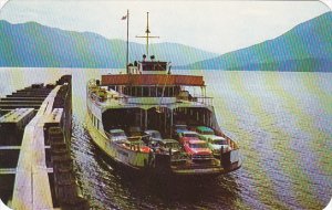 Ferry M V Anscomb At Kootenay Bay British Columbia