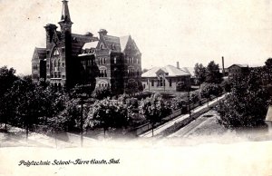 Terre Haute, Indiana - A view of the Polytechnic School - c1905