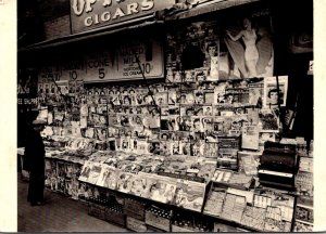 New York City Newsstand 32nd Street and Third Avenue Circa 1935