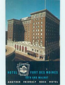 Pre-1980 HOTEL SCENE Des Moines Iowa IA H0594